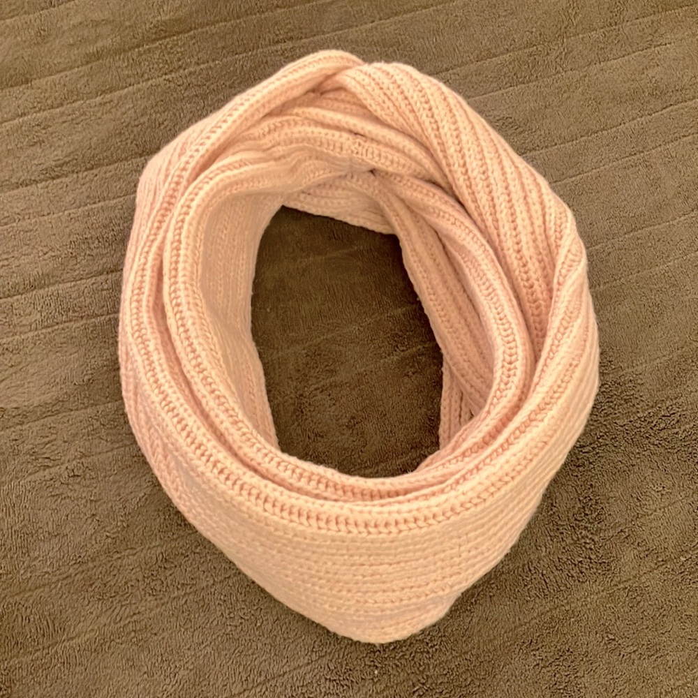 Pale Pink Infinity Scarf, A New Day, OS
